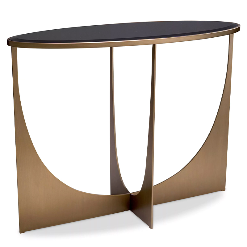 Консоль Eichholtz Console Table Elegance Черный Латунь в Сочи | Loft Concept 