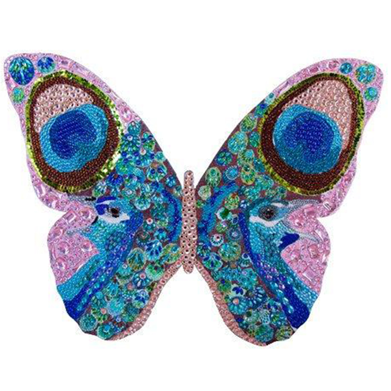 Картина “Peacock Bedazzled Butterfly Cut Out” Мульти в Сочи | Loft Concept 