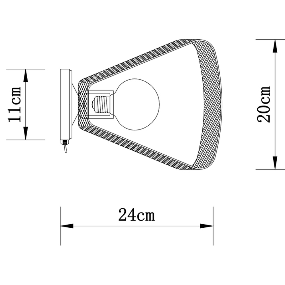 Бра в стиле лофт Lamp Malik в Сочи