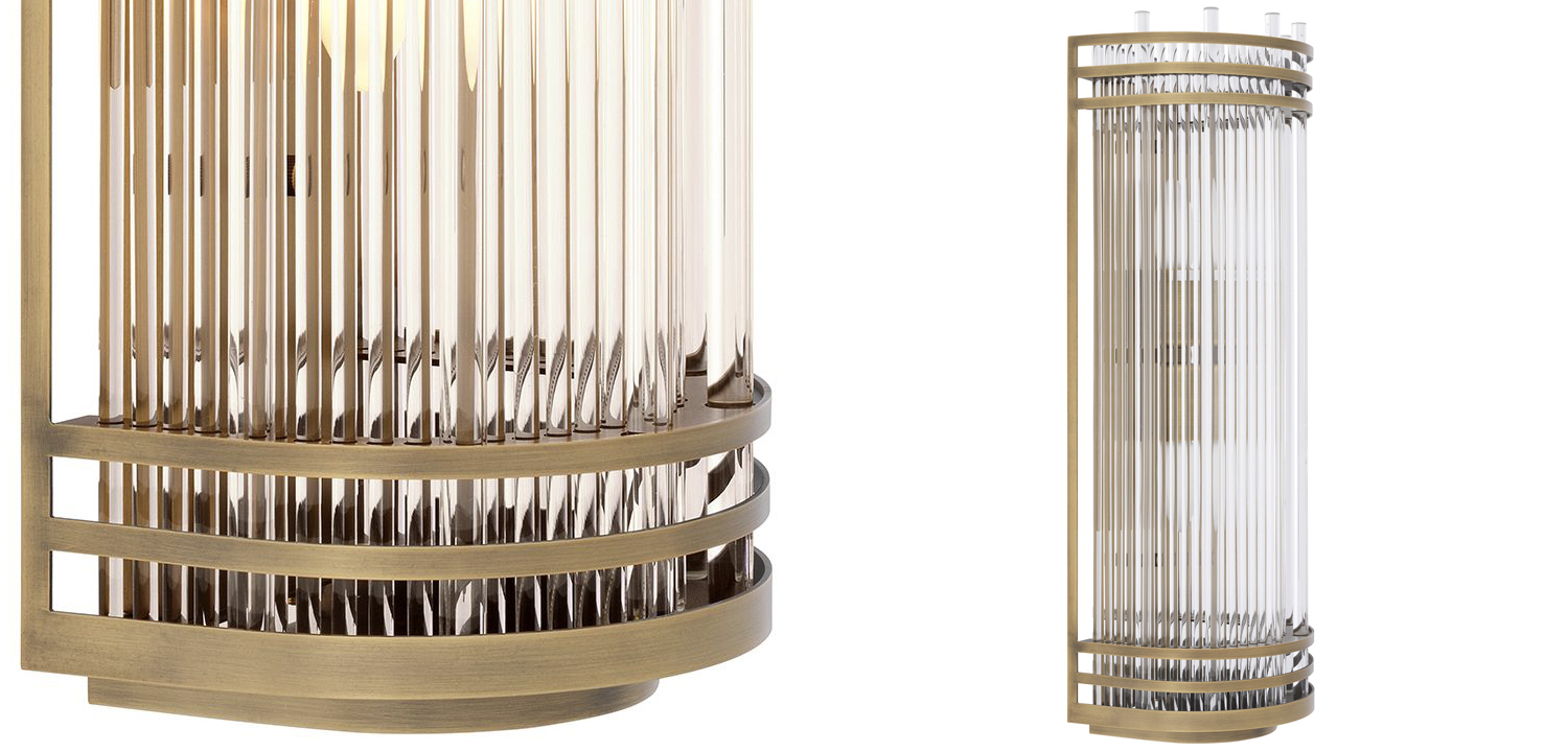 Бра Eichholtz Wall Lamp Gulf L Brass - фото