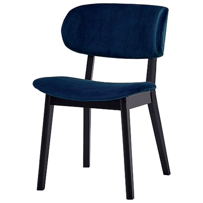 Стул Mungan Stool blue Черный Сапфирово-синий в Сочи | Loft Concept 