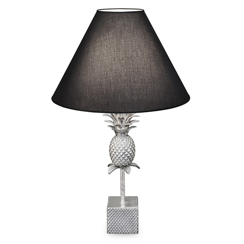 Настольная лампа LAMPTABLE PINEAPPLE CONE black Черный Серебряный в Сочи | Loft Concept 