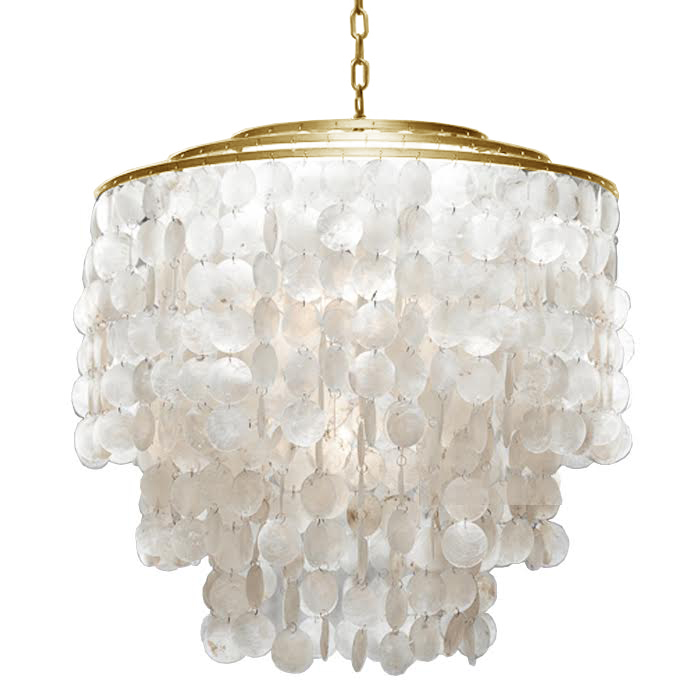 Люстра SHELL Chandelier 65 Золото Белый Золотой Люстра SHELL Chandelier 65 Золото Белый Золотой в Сочи | Loft Concept
