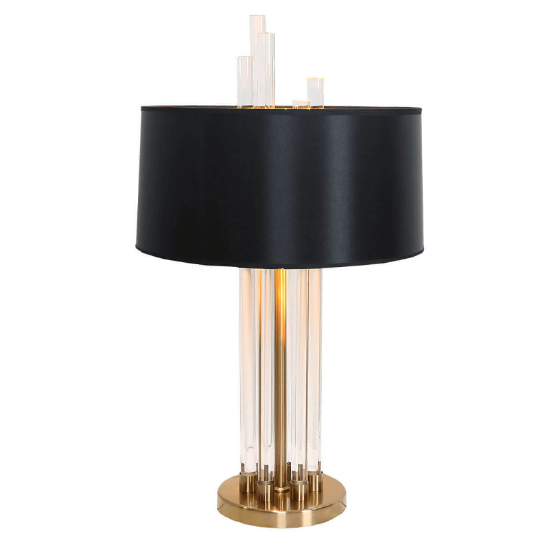 Настольная лампа Hannes Table Lamp Черный Золотой в Сочи | Loft Concept 