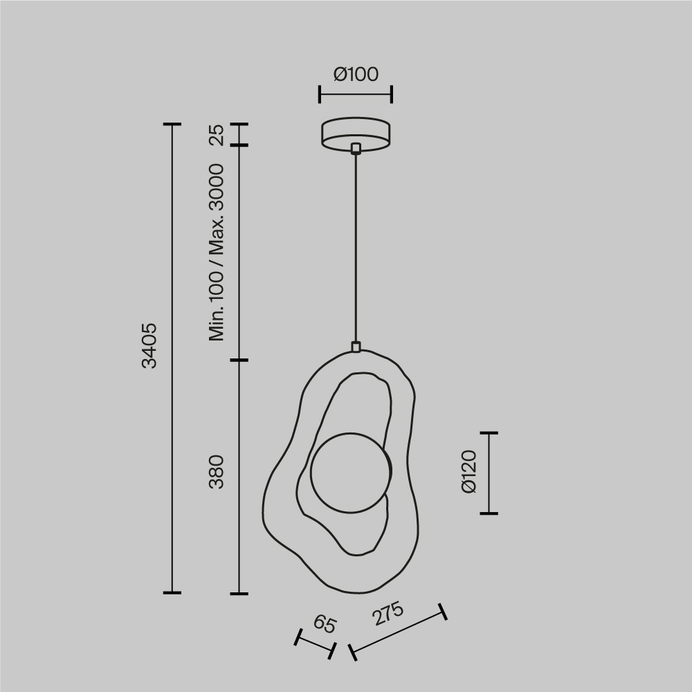 Подвесной светильник Opus в Сочи