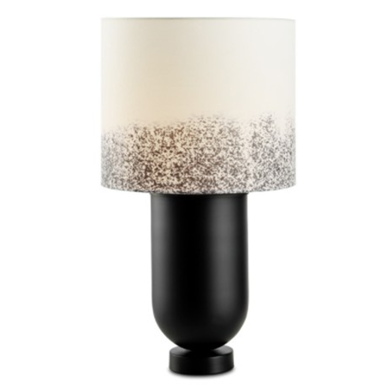 Настольная лампа Adeline Black Table Lamp Черный Белый в Сочи | Loft Concept 