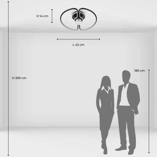 Потолочный светильник черного цвета круглой формы Luke Lampco Tracer Lamp в Сочи