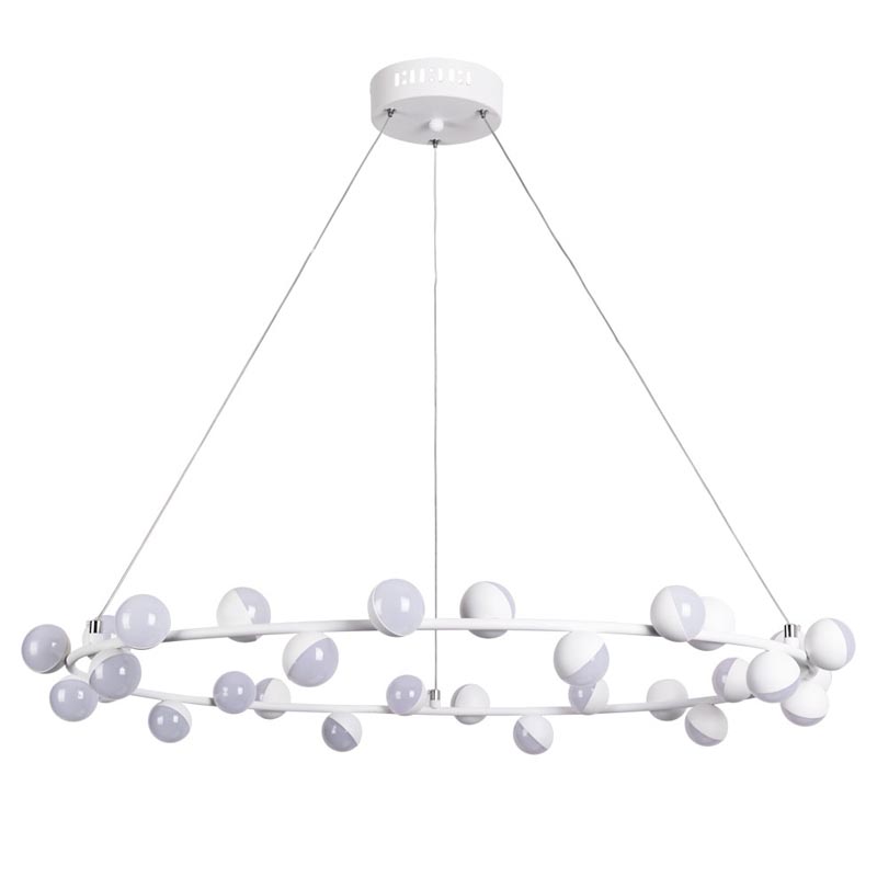 Люстра Vilelme Chandelier white 80 Белый в Сочи | Loft Concept 