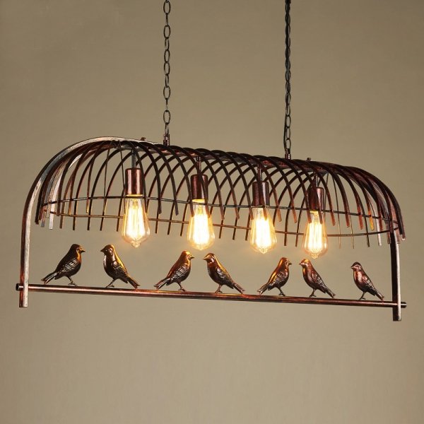 Люстра Bird Trough Pendant Коричневый в Сочи | Loft Concept 