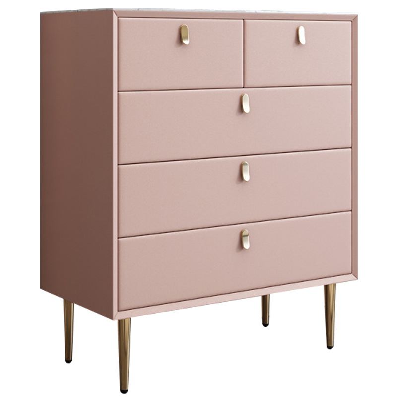 Комод Olson Leather Chest of Drawers 80 Белый Оранжевый Синий Бежевый Светло-серый Розовый в Сочи | Loft Concept 