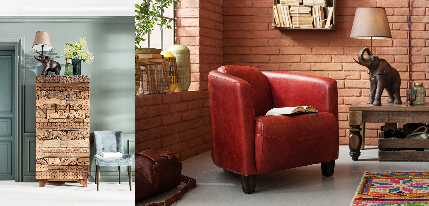 Настольная лампа Elephant Holding Lampshade - фото