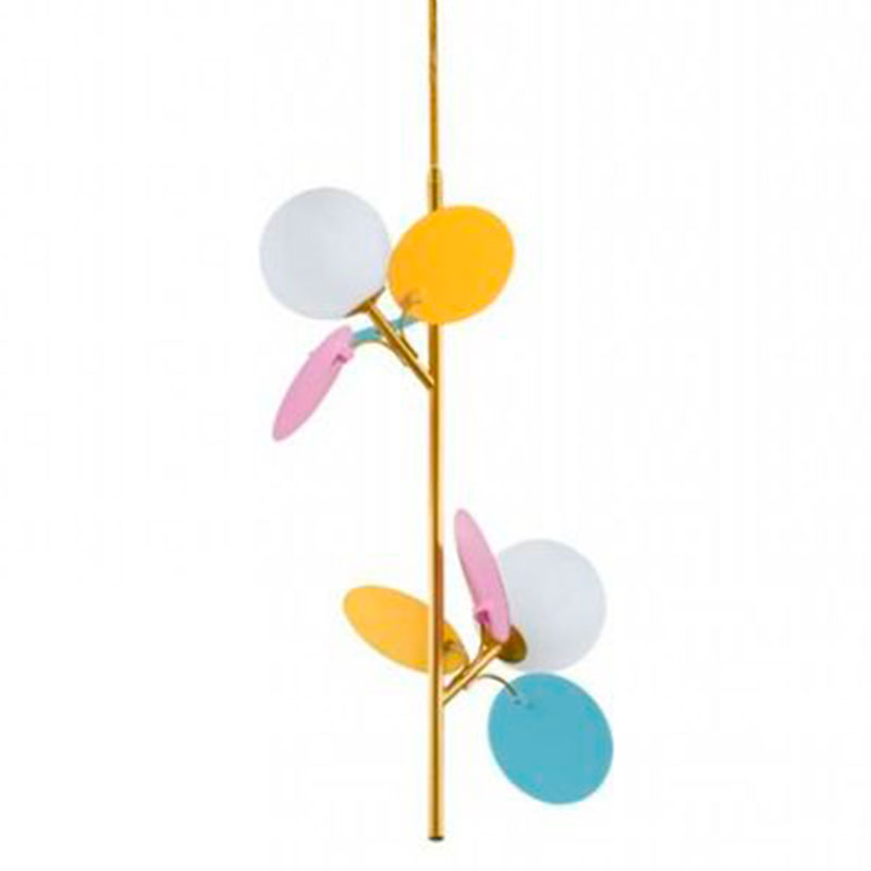 Люстра MATISSE Pendant Double multicolor Мульти Золотой Белый в Сочи | Loft Concept 