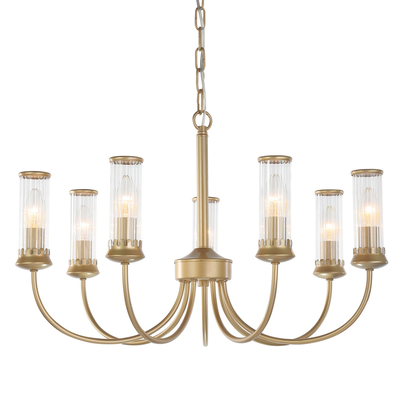 Люстра Morgane Chandelier gold 66 Золотой Прозрачный в Сочи | Loft Concept 