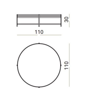 Столик Ula Round coffee table ULA002 в Сочи