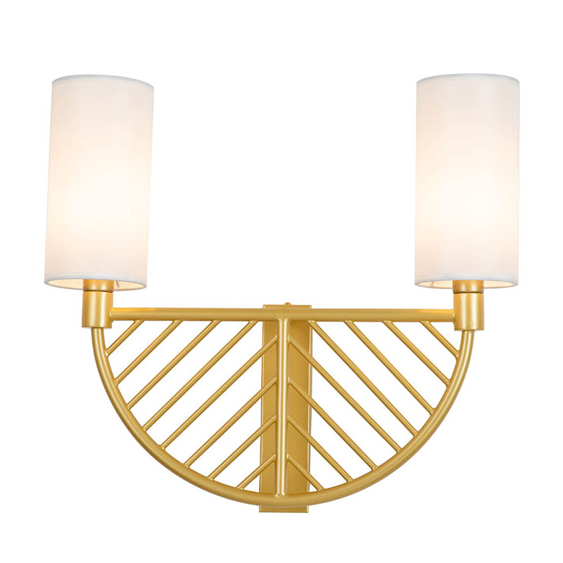 Бра Arch Lattice Wall Lamp матовое золото Белый в Сочи | Loft Concept 