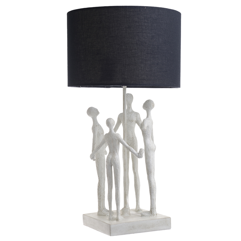 Настольная лампа Holding Hands Table lamp Белый Черный в Сочи | Loft Concept 