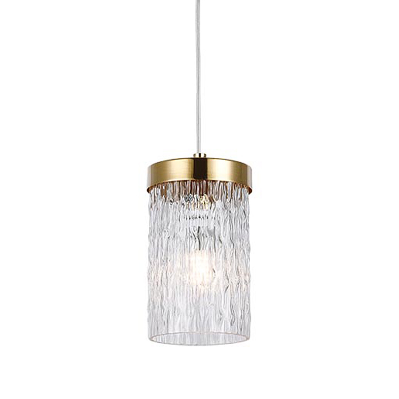 Подвесной светильник Estebe Gold Glass Hanging Lamp Золотой Прозрачный в Сочи | Loft Concept 