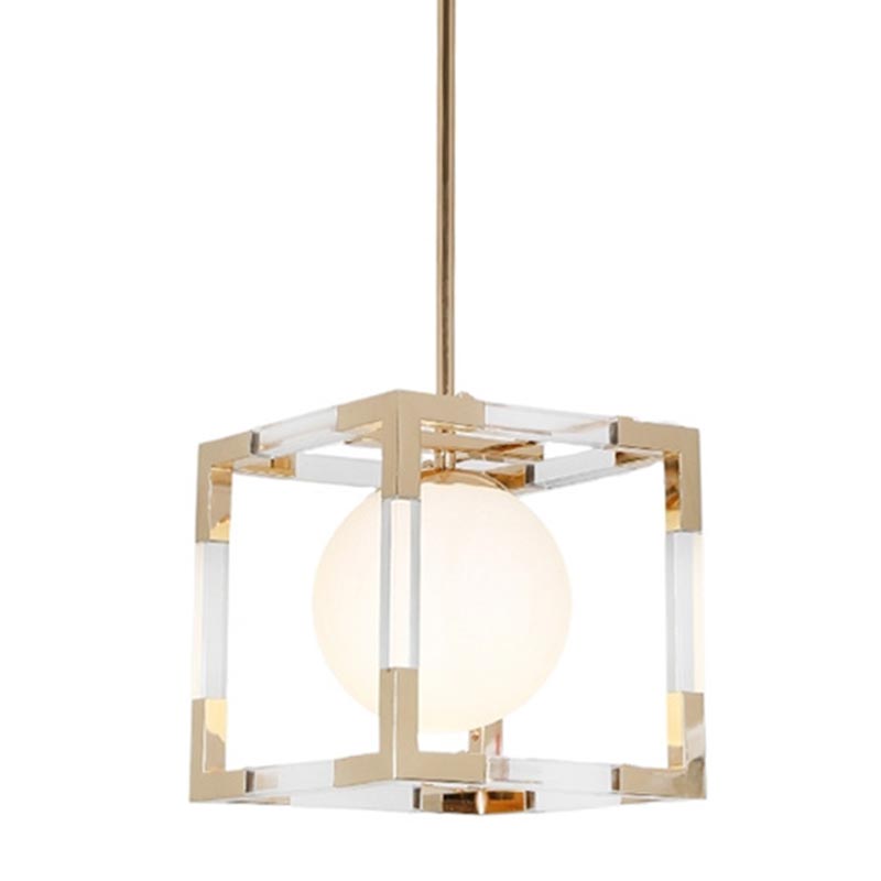 Подвесной светильник Dunvel Hanging lamp Белый Золотой в Сочи | Loft Concept 