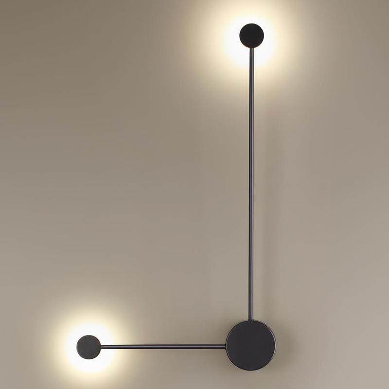 Бра Pin Wall Light Black Angle Черный в Сочи | Loft Concept 