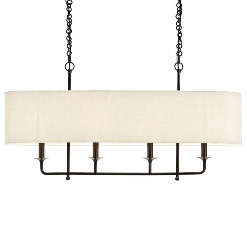 Люстра Arteriors BEATTY CHANDELIER Черный Бежевый в Сочи | Loft Concept 