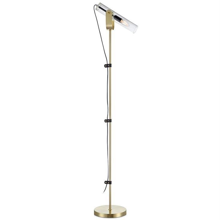 Торшер ReTube Floor Lamp Латунь в Сочи | Loft Concept 