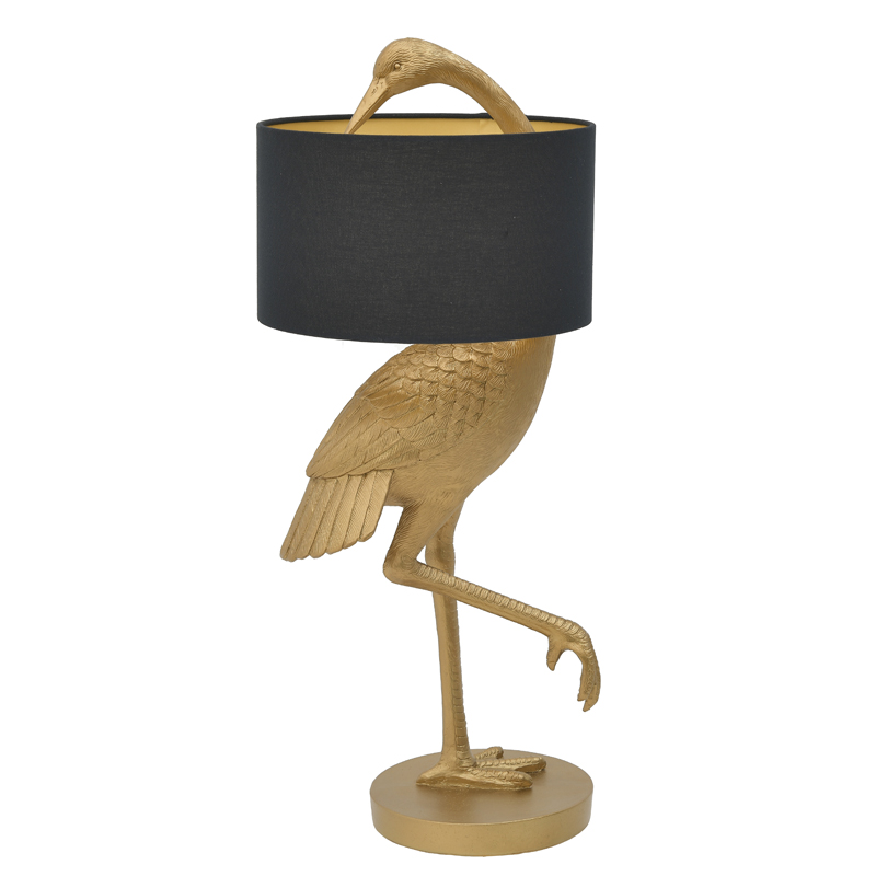 Настольная лампа Golden Stork Table lamp Золотой Черный в Сочи | Loft Concept 