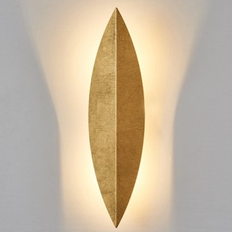 Art Deco Leaf Wall Lamp Gold Золотой в Сочи | Loft Concept 