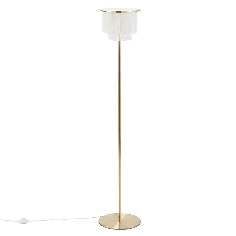 Торшер Houtique Floor lamp Cream Кремовый Латунь в Сочи | Loft Concept 