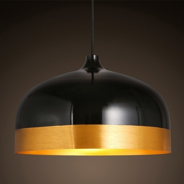 Подвесной светильник Cone Lux Pendant Black Черный Глянцевое золото в Сочи | Loft Concept 