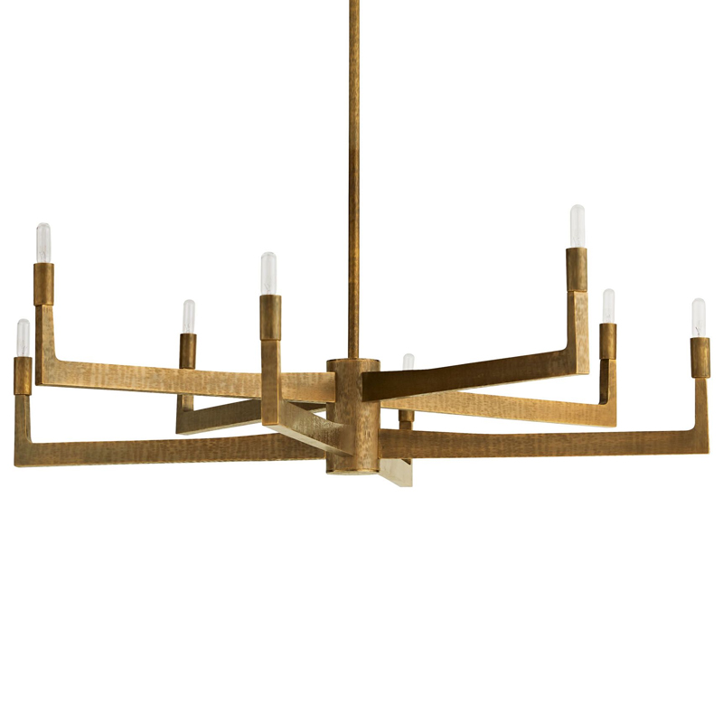 Люстра Arteriors GRIFF CHANDELIER Золотой Латунь в Сочи | Loft Concept 