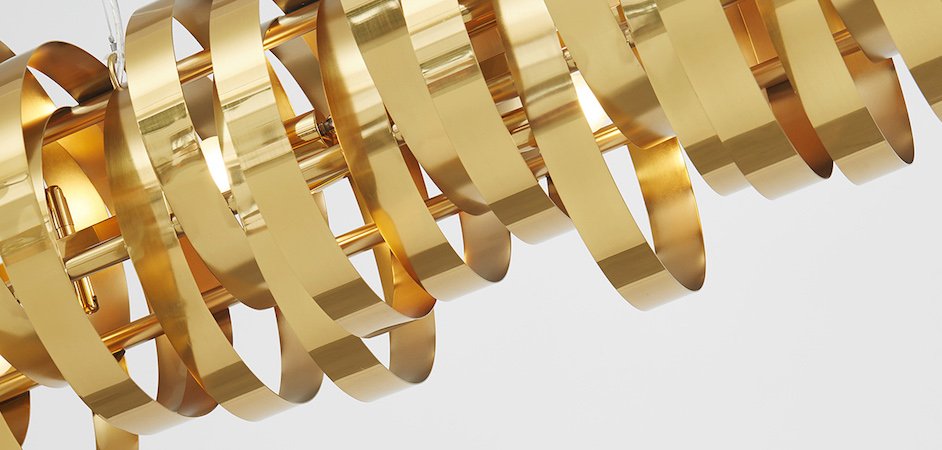 Люстра Brass Belts Chandelier - фото №1