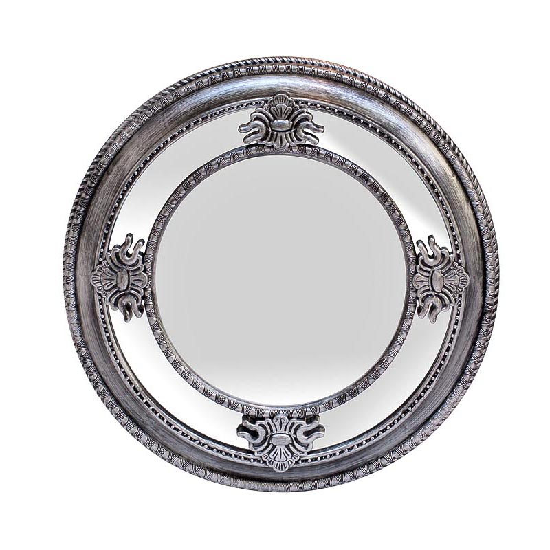 Зеркало Silver Round Mirror Серебряный в Сочи | Loft Concept 