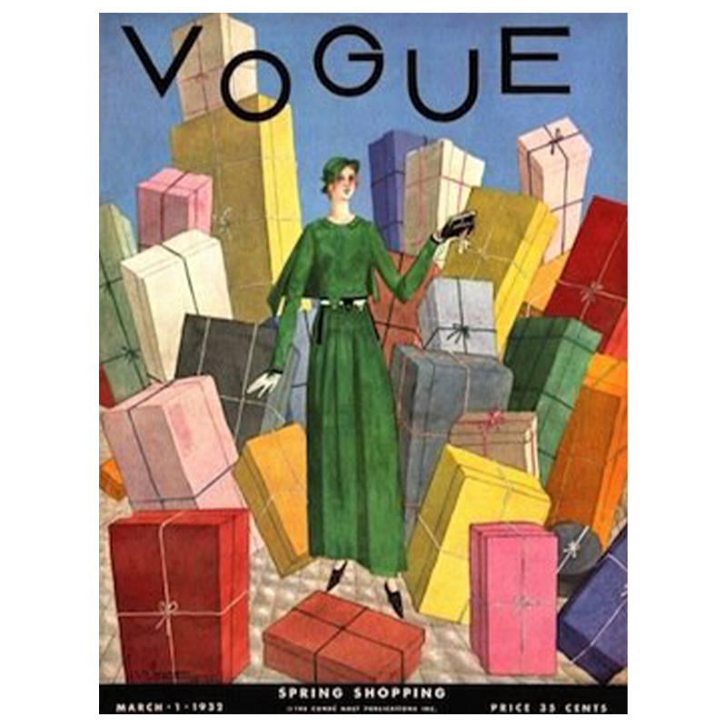 Постер Vogue Cover 1932 March  в Сочи | Loft Concept 