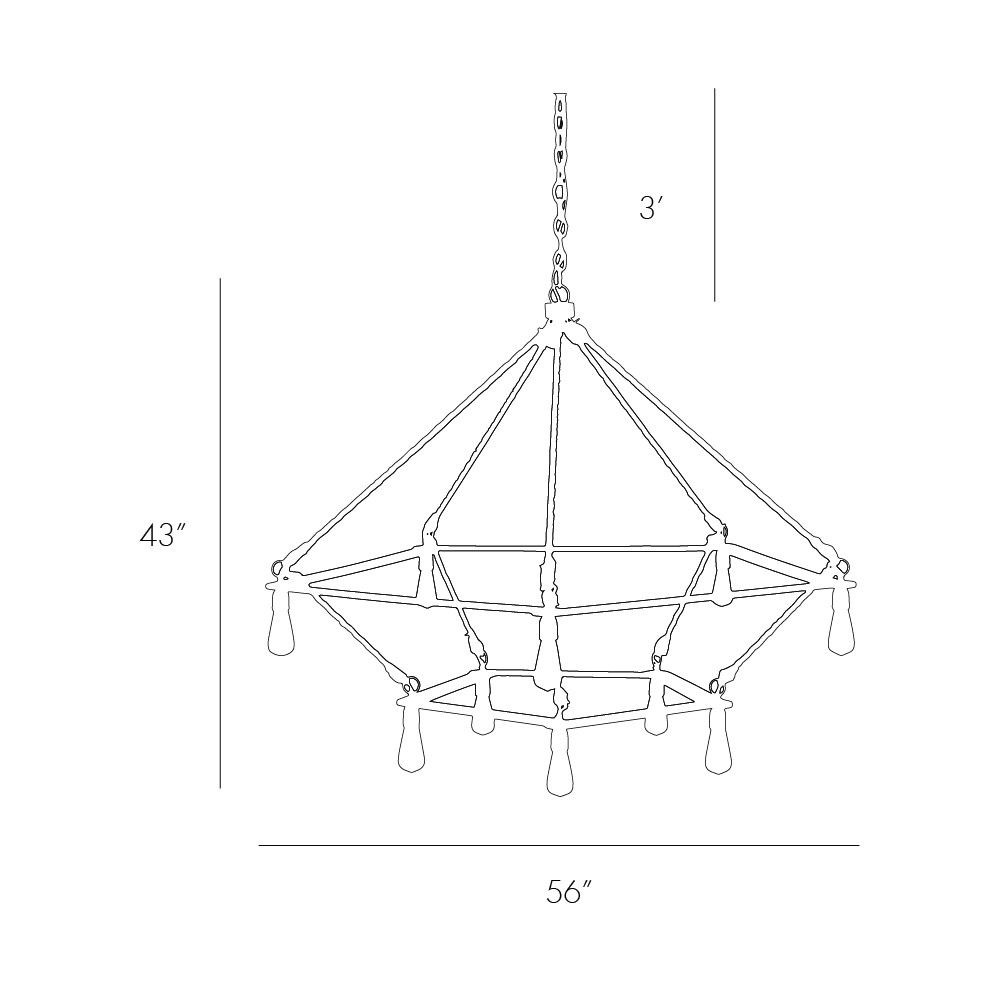 Люстра Arteriors MCINTYRE TWO TIERED CHANDELIER в Сочи