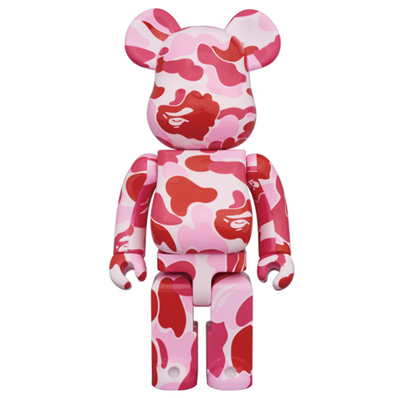 Статуэтка Bearbrick Camouflage Pink Розовый Красный в Сочи | Loft Concept 