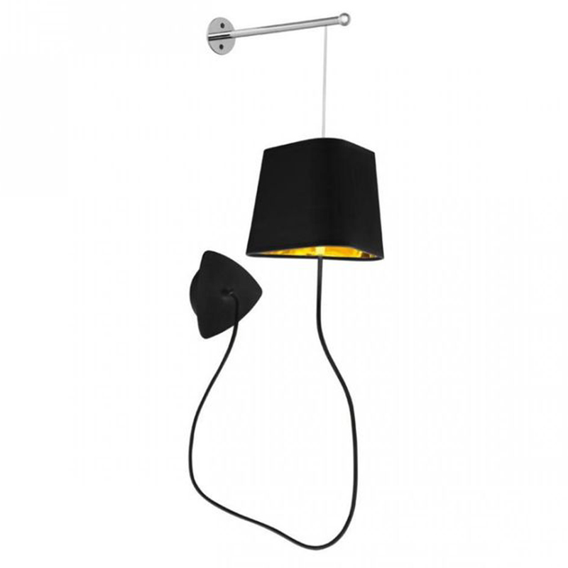 Бра Designheure Lighting Black Wall Lamp Золотой Черный в Сочи | Loft Concept 