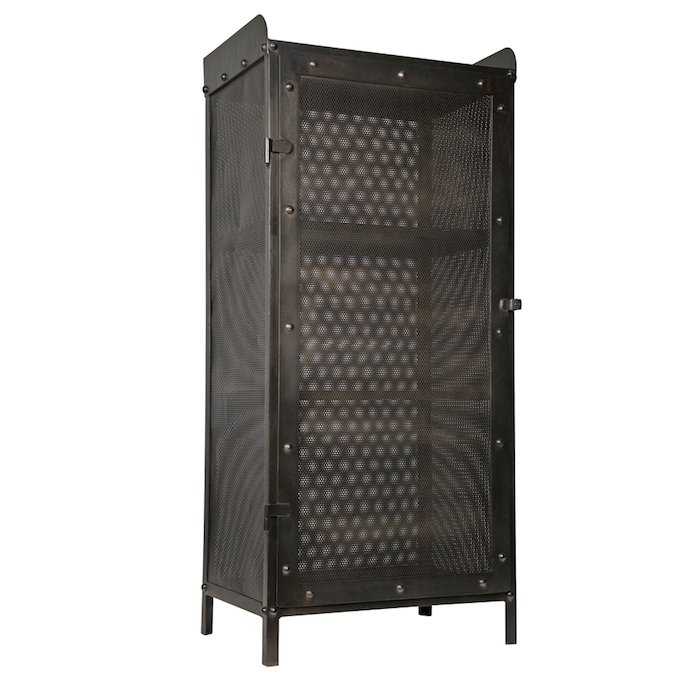 Буфет Industrial Loft Dark Metal Tall Cabinet Черный в Сочи | Loft Concept 