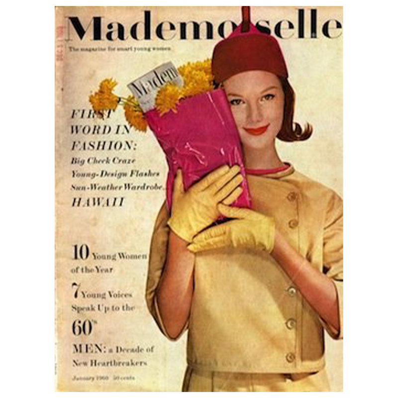 Постер Mademoiselle Cover 1960 January  в Сочи | Loft Concept 