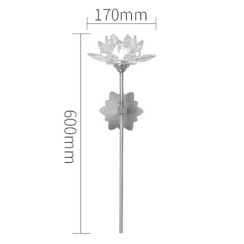 Бра Хрустальный Цветок Лотоса Lotus flower Wall Clear Glass D в Сочи