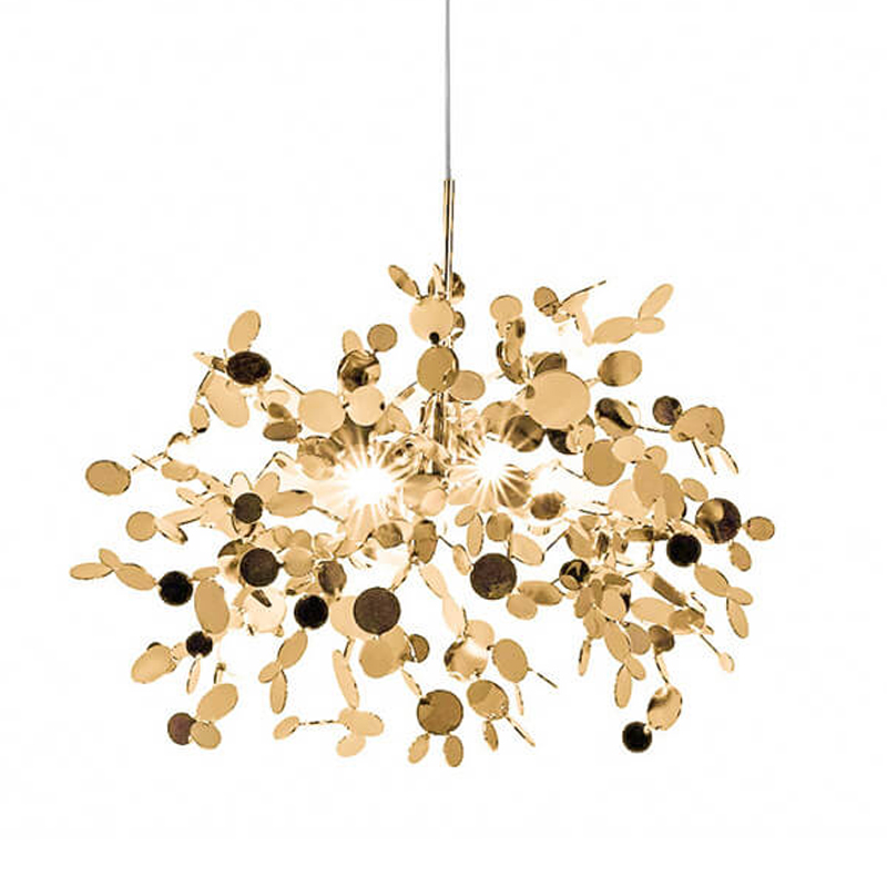 Люстра Terzani Argent Suspension Gold Pendant Lamp 40 Золотой в Сочи | Loft Concept 