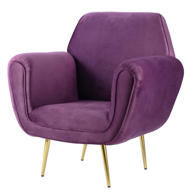 Кресло Lounge Chairs Gigi Radice purple Фиолетовый в Сочи | Loft Concept 