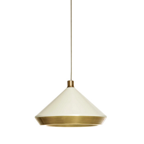 Подвесной светильник Bert Frank SHEAR Pendant белый Белый Золотой в Сочи | Loft Concept 