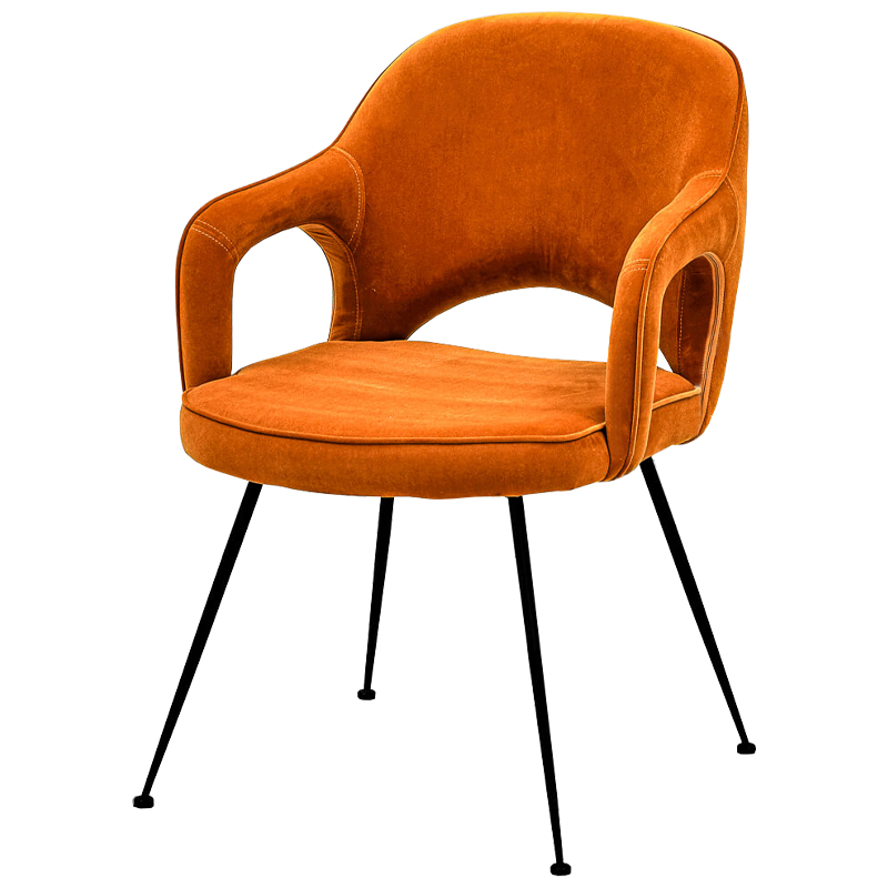 Стул Taube Stool Orange Оранжевый Черный в Сочи | Loft Concept 