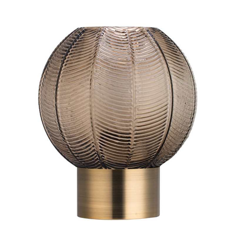 Ваза Vase Golden Throat Ball Gray Серый Глянцевое золото в Сочи | Loft Concept 