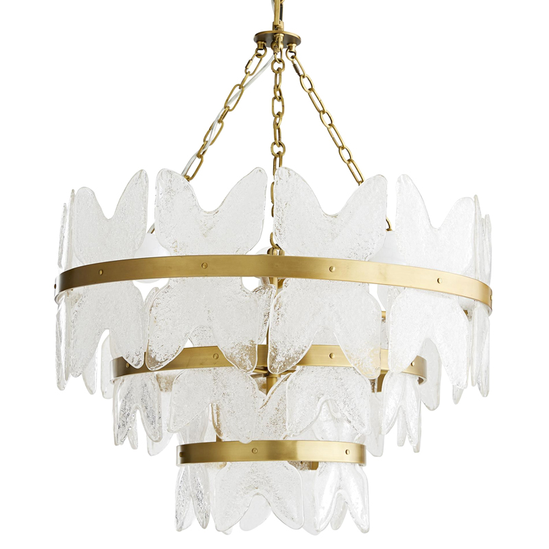 Люстра Arteriors MILLIE CHANDELIER Золотой Прозрачный в Сочи | Loft Concept 