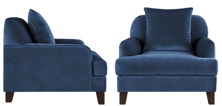 Кресло Grace Deep Blue Кресло Grace Deep Blue - Loft-Concept в Сочи