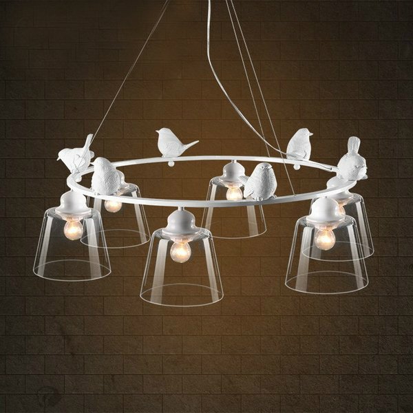 Люстра Provence Bird Chandelier Белый в Сочи | Loft Concept 