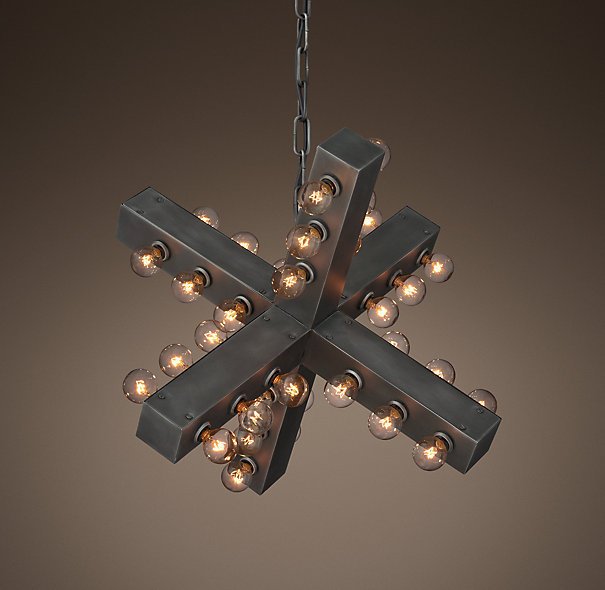 Люстра Nero Chandelier 56 Черный в Сочи | Loft Concept 