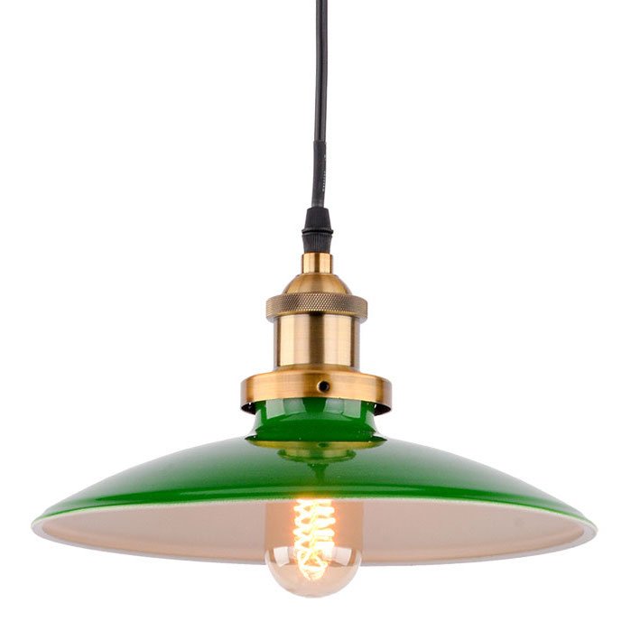 Подвесной светильник Billiards Light Pendant Черный Зеленый в Сочи | Loft Concept 