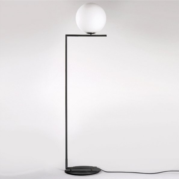 Торшер Flos IC Lights F Black Белый Черный в Сочи | Loft Concept 